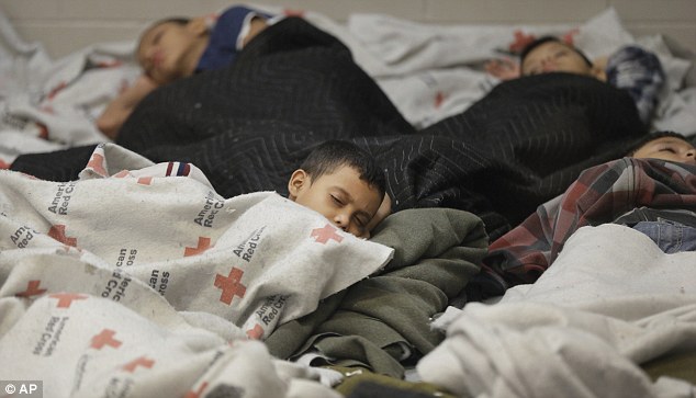 Immigrant children held in detention