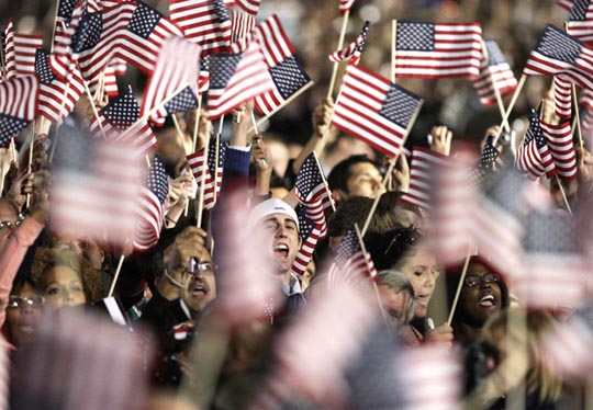 american flags